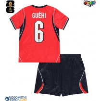 Otroški Nogometni dresi Anglija Marc Guehi #6 Gostujoči SP 2026 Kratek Rokav (+ Kratke hlače)